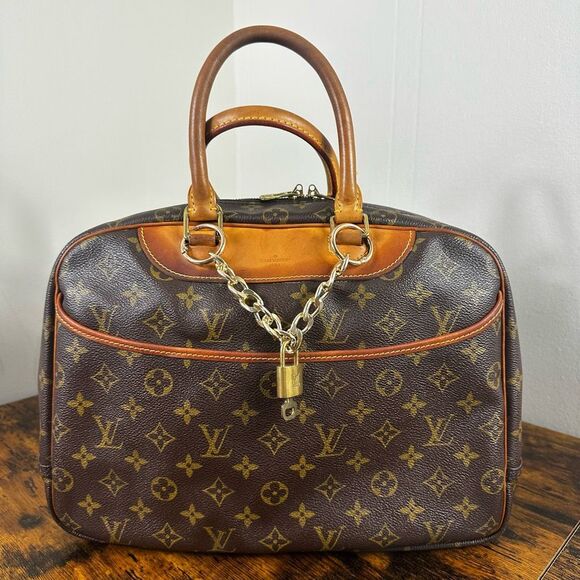 Louis Vuitton Vintage Monogram Bag Deauville Satchel - Picture 1 of 16